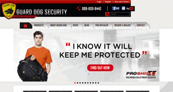 Desktop Screenshot of guarddog-security.com